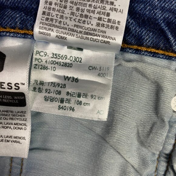 Levi's 569 Denim Jean Shorts Men's 36 Blue Cotton 35569-0302 - Picture 8 of 13